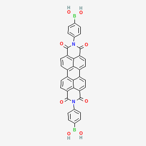 ((1,3,8,10-Tetraoxo-1,3,8,10-tetrahydroanthra[2,1,9-def:6,5,10-d'e'f']diisoquinoline-2,9-diyl)bis(4,1-phenylene))diboronic acid-97%,CAS NUMBER-1798300-46-5