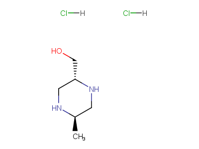 ((2R,5R)-5-Methylpiperazin-2-yl)methanol dihydrochloride-97%,CAS NUMBER-2349395-67-9
