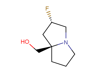 ((2S,7aR)-2-Fluorotetrahydro-1H-pyrrolizin-7a(5H)-yl)methanol-97%,CAS NUMBER-2621939-48-6