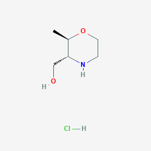 ((2R,3R)-2-Methylmorpholin-3-yl)methanol hydrochloride-97%,CAS NUMBER-681851-40-1