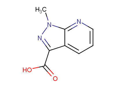 1-methyl-1H-pyrazolo[3,4-b]pyridine-3-carboxylic acid-97%,CAS NUMBER-116855-09-5