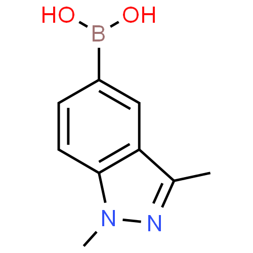 (1,3-dimethyl-1H-indazol-5-yl)boronic acid-97%,CAS NUMBER-1310404-48-8