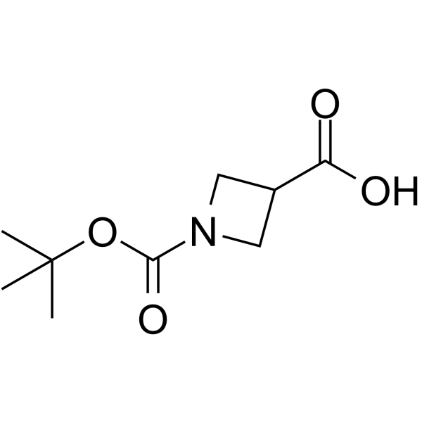 1-[(tert-butoxy)carbonyl]azetidine-3-carboxylic acid-97%,CAS NUMBER:142253-55-2
