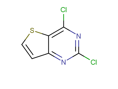 2,4-dichlorothieno[3,2-d]pyrimidine-97%,CAS NUMBER-16234-14-3