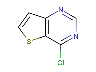 4-chlorothieno[3,2-d]pyrimidine-97%,CAS NUMBER-16269-66-2
