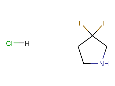 3,3-difluoropyrrolidine hydrochloride-97%,CAS NUMBER-163457-23-6