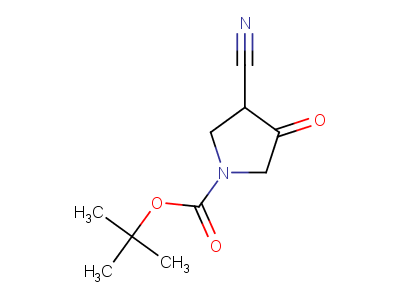 tert-butyl 3-cyano-4-oxopyrrolidine-1-carboxylate-97%,CAS NUMBER-175463-32-8