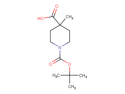 1-[(tert-butoxy)carbonyl]-4-methylpiperidine-4-carboxylic acid-97%,CAS NUMBER-189321-63-9