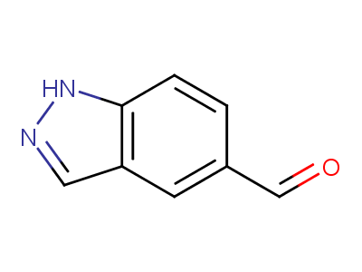 1H-indazole-5-carbaldehyde-97%,CAS NUMBER-253801-04-6