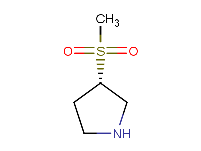 (3S)-3-methanesulfonylpyrrolidine-97%,CAS NUMBER-290328-57-3