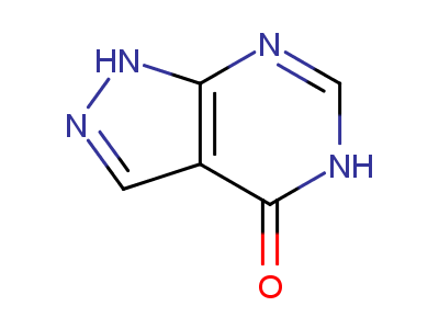 1H-pyrazolo[3,4-d]pyrimidin-4-ol-97%,CAS NUMBER-315-30-0