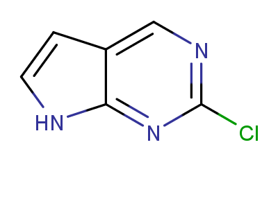 2-chloro-7H-pyrrolo[2,3-d]pyrimidine-97%,CAS NUMBER-335654-06-3