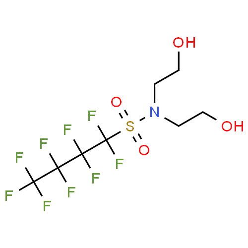 N,N-Bis(2-hydroxyethyl)perfluorobutanesulfonamide, 97%, CAS NUMBER:34455-00-0