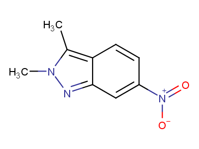 2,3-dimethyl-6-nitro-2H-indazole-97%,CAS NUMBER-444731-73-1