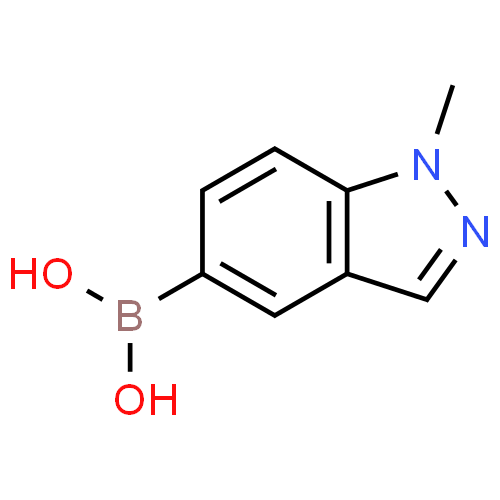 (1-methyl-1H-indazol-5-yl)boronic acid-97%,CAS NUMBER-590418-08-9