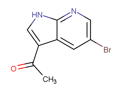 1-{5-bromo-1H-pyrrolo[2,3-b]pyridin-3-yl}ethan-1-one-97%,CAS NUMBER-866545-96-2