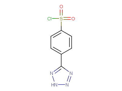 4-(2h-tetrazol-5-yl)benzenesulfonyl chloride-97%,CAS NUMBER-924964-20-5