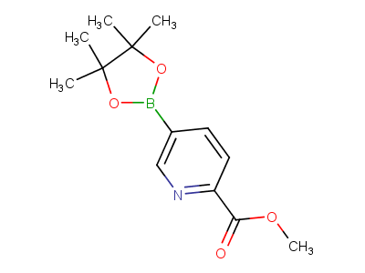 methyl 5-(tetramethyl-1,3,2-dioxaborolan-2-yl)pyridine-2-carboxylate-97%,CAS NUMBER-957065-99-5