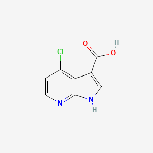 4-chloro-1H-pyrrolo[2,3-b]pyridine-3-carboxylic acid CAS 1000340-37-3