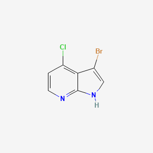 3-bromo-4-chloro-1H-pyrrolo[2,3-b]pyridine CAS 1000340-39-5
