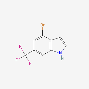 4-bromo-6-(trifluoromethyl)-1H-indole CAS 1000342-93-7