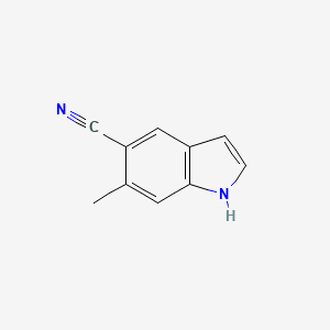 6-methyl-1H-indole-5-carbonitrile CAS 1000343-22-5