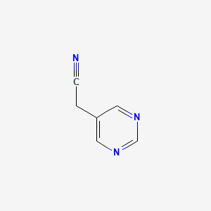 2-pyrimidin-5-ylacetonitrile CAS 1000564-45-3