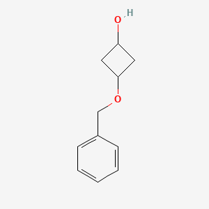 3-phenylmethoxycyclobutan-1-ol CAS 100058-61-5