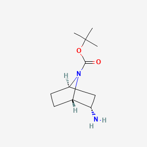 tert-butyl (1S,2S,4R)-2-amino-7-azabicyclo[2.2.1]heptane-7-carboxylate CAS 1000870-15-4