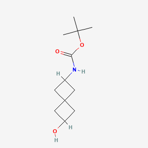 tert-butyl N-(2-hydroxyspiro[3.3]heptan-6-yl)carbamate CAS 1000933-99-2