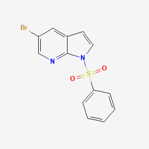 1-(benzenesulfonyl)-5-bromopyrrolo[2,3-b]pyridine CAS 1001070-33-2