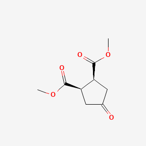 cis-dimethyl (1S,2R)-4-oxocyclopentane-1,2-dicarboxylate CAS 1001666-74-5