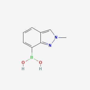 (2-methylindazol-7-yl)boronic acid CAS 1001907-58-9