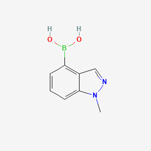 (1-methylindazol-4-yl)boronic acid CAS 1001907-60-3