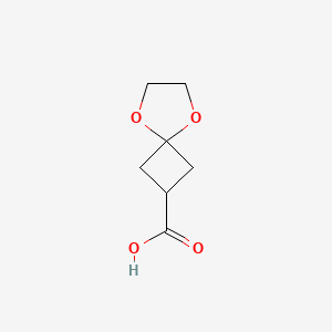 5,8-dioxaspiro[3.4]octane-2-carboxylic acid CAS 1001907-64-7