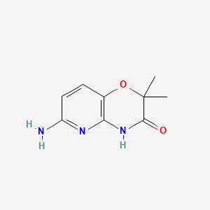 6-amino-2,2-dimethyl-4H-pyrido[3,2-b][1,4]oxazin-3-one CAS 1002726-62-6