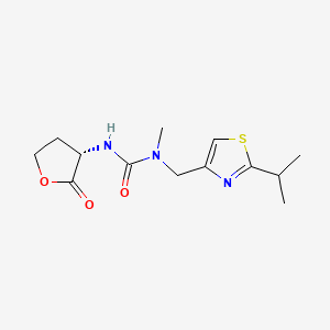 1-methyl-3-[(3S)-2-oxooxolan-3-yl]-1-[(2-propan-2-yl-1,3-thiazol-4-yl)methyl]urea CAS 1004316-93-1