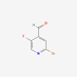 2-bromo-5-fluoropyridine-4-carbaldehyde CAS 1005291-43-9