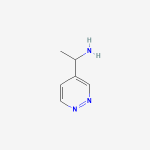 1-pyridazin-4-ylethanamine CAS 1008498-13-2