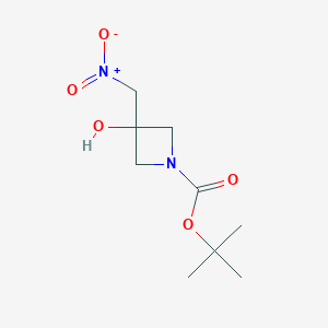 tert-butyl 3-hydroxy-3-(nitromethyl)azetidine-1-carboxylate CAS 1008526-70-2