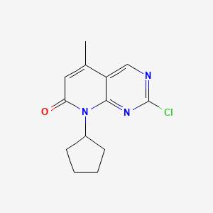2-chloro-8-cyclopentyl-5-methylpyrido[2,3-d]pyrimidin-7-one CAS 1013916-37-4