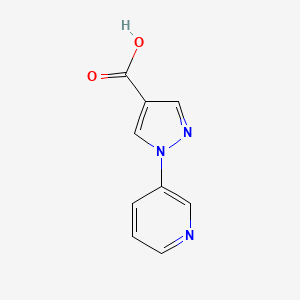 1-pyridin-3-ylpyrazole-4-carboxylic acid CAS 1014631-89-0
