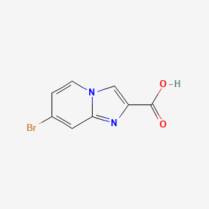 7-bromoimidazo[1,2-a]pyridine-2-carboxylic acid CAS 1019018-46-2
