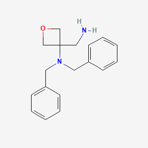 3-(aminomethyl)-N,N-dibenzyloxetan-3-amine CAS 1021392-84-6