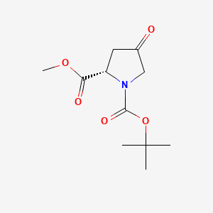 1-O-tert-butyl 2-O-methyl (2S)-4-oxopyrrolidine-1,2-dicarboxylate CAS 102195-80-2