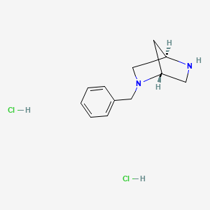 (1R,4R)-2-benzyl-2,5-diazabicyclo[2.2.1]heptane;dihydrochloride CAS 1024010-90-9
