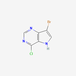 7-bromo-4-chloro-5H-pyrrolo[3,2-d]pyrimidine CAS 1032650-41-1