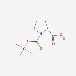 (2S)-2-methyl-1-[(2-methylpropan-2-yl)oxycarbonyl]pyrrolidine-2-carboxylic acid CAS 103336-06-7