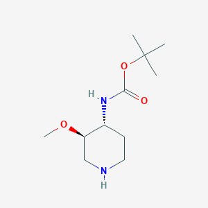 tert-butyl N-[(3R,4R)-3-methoxypiperidin-4-yl]carbamate CAS 1033748-33-2