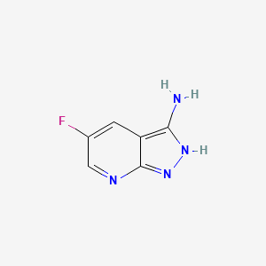 5-fluoro-2H-pyrazolo[3,4-b]pyridin-3-amine CAS 1034667-22-5
